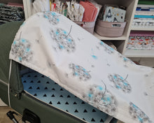 Ielādēt attēlu galerijas skatītājā, Ratu saulessargs, kokvilnas ar pieneņpūkām