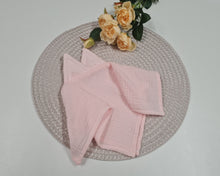 Load image into Gallery viewer, Muslin cuddly towel light pink plain with cat ears