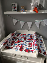 Load image into Gallery viewer, Set of care sheets 50x70 size 3 pcs. with police and fire trucks