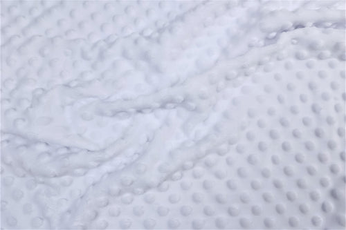 Minky plīšs balts vienkrāsains 80x100cm 5,60EUR gabalā