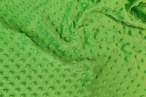 Minky plīšs - zaļš vienkrāsains, 80x100cm, 5,60EUR/gab.