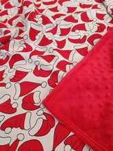 Load image into Gallery viewer, Minky blanket with Christmas pattern