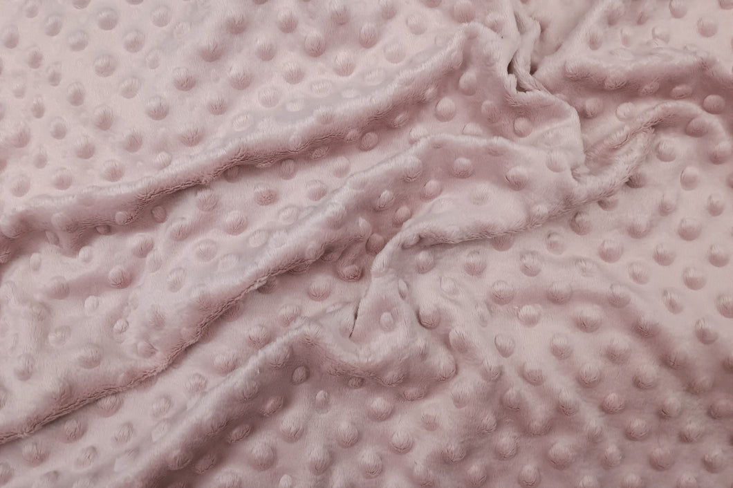 Minky plush - powder pink, 80x100cm, EUR 4.90/piece