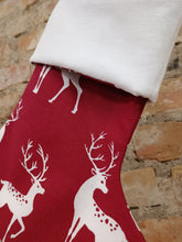 Load image into Gallery viewer, Cotton Christmas stocking
