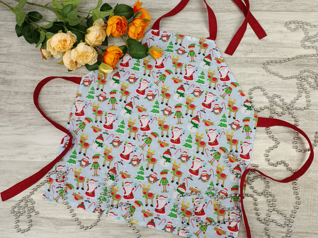 Apron with Christmas pattern