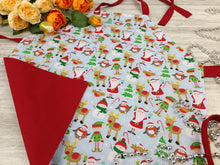 Load image into Gallery viewer, Apron with Christmas pattern
