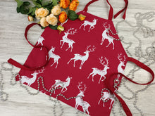 Load image into Gallery viewer, Apron with Christmas pattern
