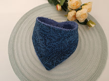 Load image into Gallery viewer, Lace - blue terry cloth apron with twigs
